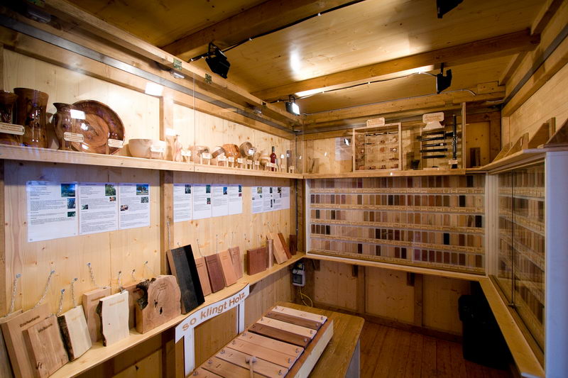 Holzlehrpfad Handwerk Weihnachtsmarkt