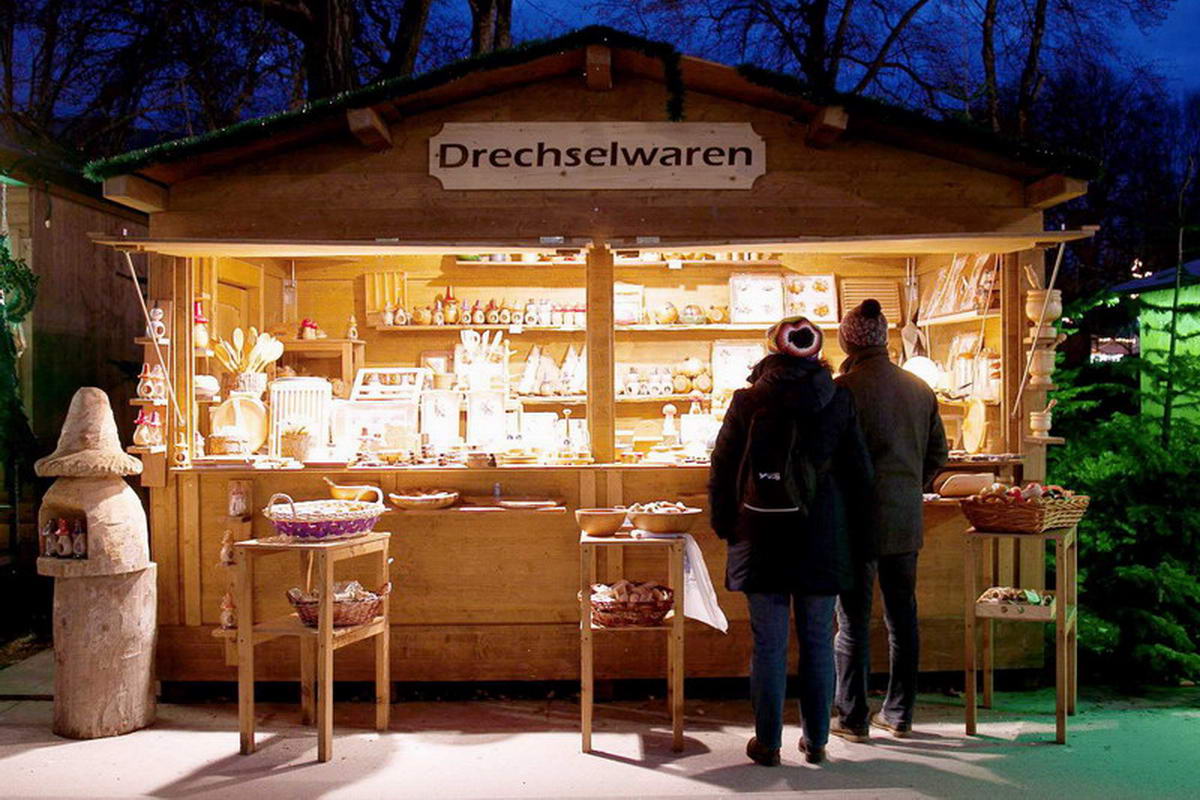 Weihnachtsmarkt Drechselwaren