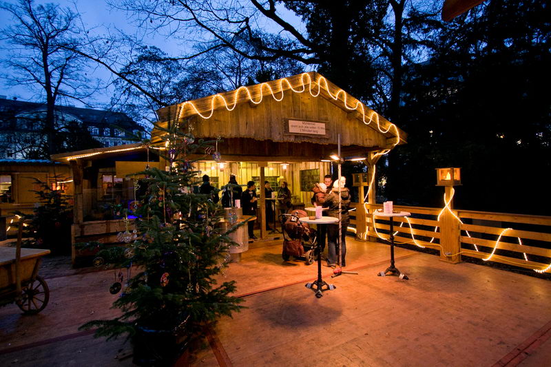 Schmiede am Weihnachtsmarkt Linz